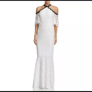 Jill Jill Stuart Lace Cold-Shoulder Gown $548 Size 6 # 12А 921 NEW
